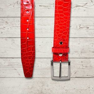 Genuine Alligator Leather Belt Handcrafted in USA